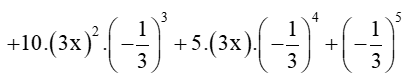 Khai triển các biểu thức sau a) (4x+1)^4