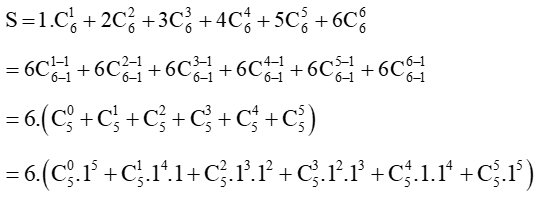 Tính các tổng sau (không sử dụng máy tính cầm tay) a) T = (0C4) + 1/2(1C4) + 1/3(2C4) + 1/4(3C4) + 1/5(4C4)