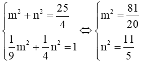 Cho elip x^2/9+y^2/4=1. Tìm điểm P thuộc (E) thỏa mãn OP = 2,5