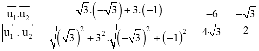Trong mặt phẳng tọa độ Oxy, cho hai đường thẳng ∆1 x=2+(căn3)t, y=-1+3t và ∆2 x=3-(căn3)t', y=-t'