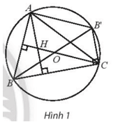 Cho tam giác ABC nội tiếp trong đường tròn (O) Gọi H là trực tâm tam giác ABC