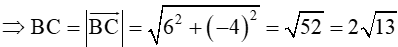 Trong mặt phẳng toạ độ Oxy cho ba điểm A(2;–1), B(1; 4) và C(7; 0)