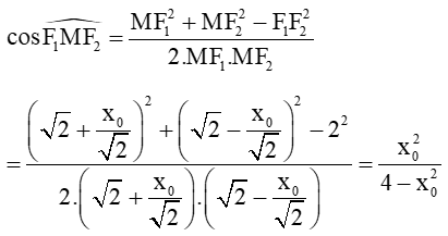 Cho điểm M(x0; y0) thuộc elip (E) có phương trình trang 29 SBT Toán lớp 10 Tập 2