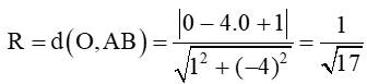 Trong mặt phẳng Oxy, cho hai điểm A(–1; 0) và B(3; 1)