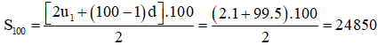 Cho (un) là cấp số cộng có u2 + u4 = 22, u1 . u5 = 21 và công sai d dương