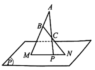 Cho mặt phẳng (P), ba điểm A, B, C không thẳng hàng và không nằm trên (P)