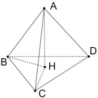 Cho tứ diện ABCD có AB ⊥ CD và AC ⊥ BD Gọi H là hình chiếu vuông góc của A