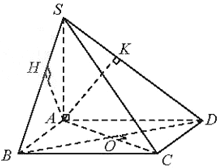 Cho hình chóp S ABCD có đáy ABCD là hình vuông tâm O Hai mặt phẳng SAB và SAD