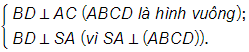 Cho hình chóp S ABCD có đáy ABCD là hình vuông tâm O Hai mặt phẳng SAB và SAD