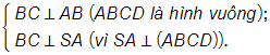 Cho hình chóp S ABCD có đáy ABCD là hình vuông tâm O Hai mặt phẳng SAB và SAD