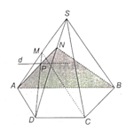 Cho hình chóp S.ABCD có đáy ABCD là hình thang (AB // CD). Gọi M, N lần lượt là các điểm thuộc các cạnh SA, SD