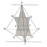 Cho tứ diện ABCD. Gọi M, N, P, Q lần lượt là trung điểm của các cạnh AB, BC, CD, DA