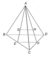 Cho tứ diện ABCD. Gọi G và H lần lượt là trọng tâm của hai tam giác ABC và ACD