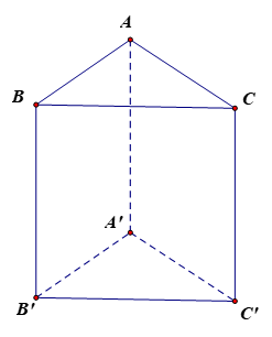 Cho lăng trụ tam giác đều ABC.A'B'C' có tất cả các cạnh bằng a