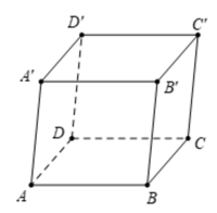 Cho hình hộp ABCD.A'B'C'D'. Khẳng định nào sau đây là đúng