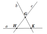 Vẽ ba đường thẳng sao cho số giao điểm (của hai hoặc ba đường thẳng) (ảnh 4)