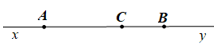 Vẽ hai điểm A, B và đường thẳng xy đi qua hai điểm này (ảnh 3)