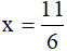 Tìm x, biết x : 2/-11 = 33/-4