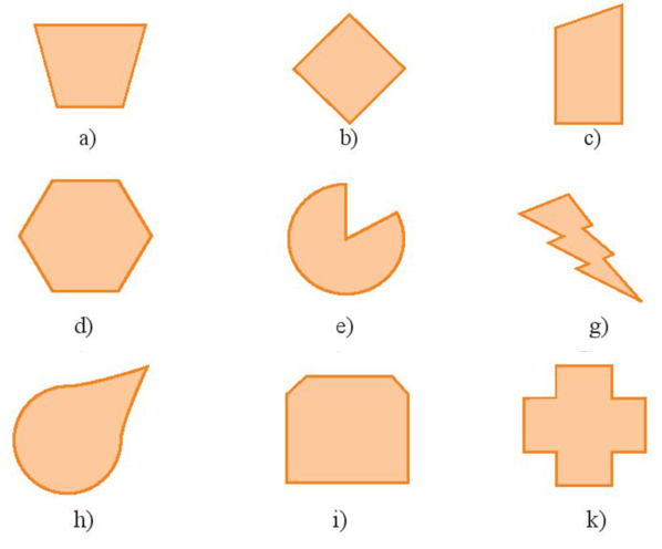 Vẽ hai trục đối xứng của hình chữ nhật và hai trục đối xứng của hình thoi