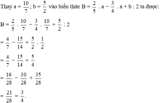 Tính giá trị biểu thức