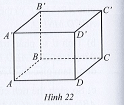 Cho hình hộp chữ nhật ABCD.A’B’C’D’ với các kích thước AB = 20 cm, BC = 15 cm, CC’ = 12 cm