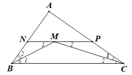 Cho tam giác ABC có M là điểm đồng quy của ba đường phân giác