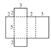 Người ta cần làm một chiếc hộp hình hộp chữ nhật có kích thước 2 cm, 3 cm và 5 cm