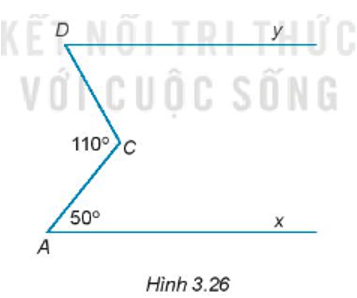 Cho Hình 3.26, biết Ax // Dy