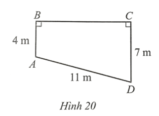 Hình 20 mô tả mặt cắt ngang tầng trệt của một ngôi nhà