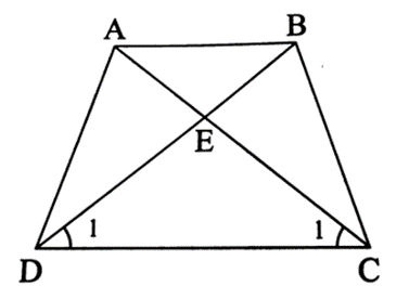 Hình thang ABCD (AB // CD) có góc ACD = góc BDC