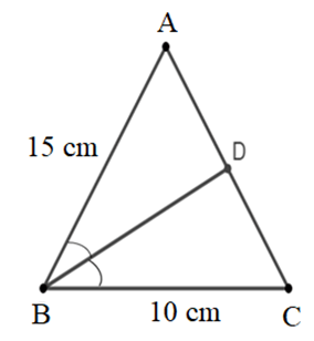 Cho tam giác ABC cân ở A. Tia phân giác của góc ABC cắt AC tại D