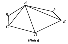 Quan sát Hình 6 và kể tên các đa giác có trong hình đó trang 106 SBT Toán 9 Tập 2
