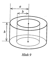 Các kích thước của hai hình trụ (T) và (T’) (hình trụ (T) ở bên ngoài và hình trụ (T’) ở bên trong)