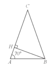 Cho tam giác ABC có góc A = 70 độ  AB = 10 cm, AC = 15 cm. Tính độ dài cạnh BC