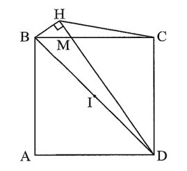 Cho hình vuông ABCD và điểm M bất kì trên cạnh BC (M khác B và C)