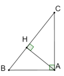 Cho tam giác ABC vuông tại A, AH là đường cao. Chứng minh rằng