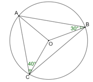 Cho hai điểm B, C nằm trên đường tròn (O) và cho điểm A nằm trên cung lớn góc BC