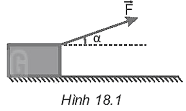 Một cái hòm khối lượng m = 15 kg đặt trên sàn nhà. Người ta kéo hòm bằng một lực F