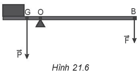 Một thanh chắn đường dài 8 m, có trọng lượng 220 N và có trọng tâm cách đầu bên trái 1,5 m