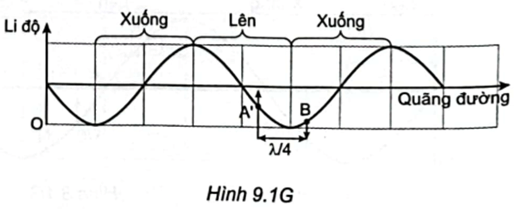 Một sóng ngang có tần số 10Hz truyền trên một sợi dây