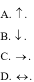 Mũi tên nào trong Hình 9.1. mô tả đúng hướng truyền dao động
