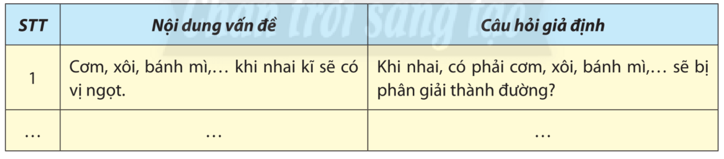 Lý thuyết Sinh 10 Bài 14: Thực hành: một số thí nghiệm về enzyme - Chân trời sáng tạo