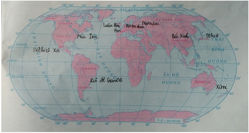 Giải tập bản đồ Địa Lí lớp 10 ngắn nhất