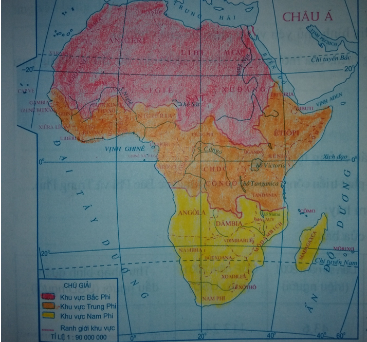 Bài 32 (ngắn nhất): Các khu vực châu Phi