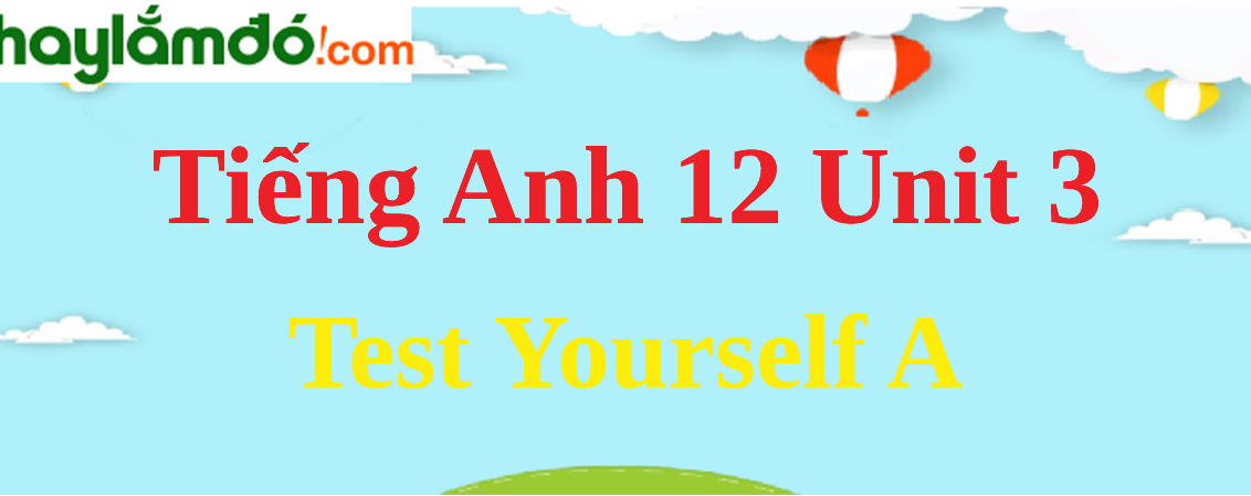 Tiếng Anh lớp 12 Unit 3 Test Yourself A trang 41-43