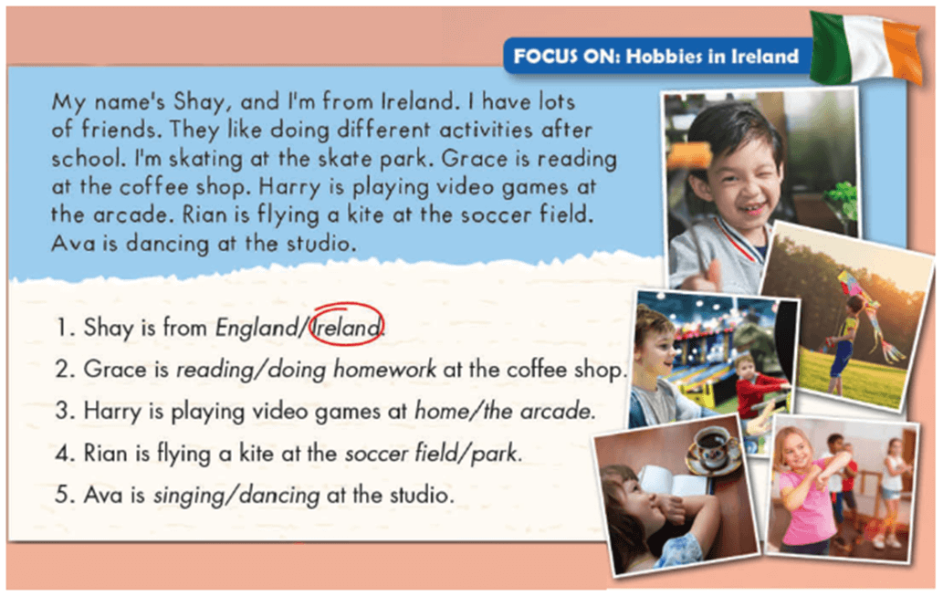 Tiếng Anh lớp 4 Smart Start Unit 4 Culture (trang 57, 58, 59) | Giải Tiếng Anh lớp 4