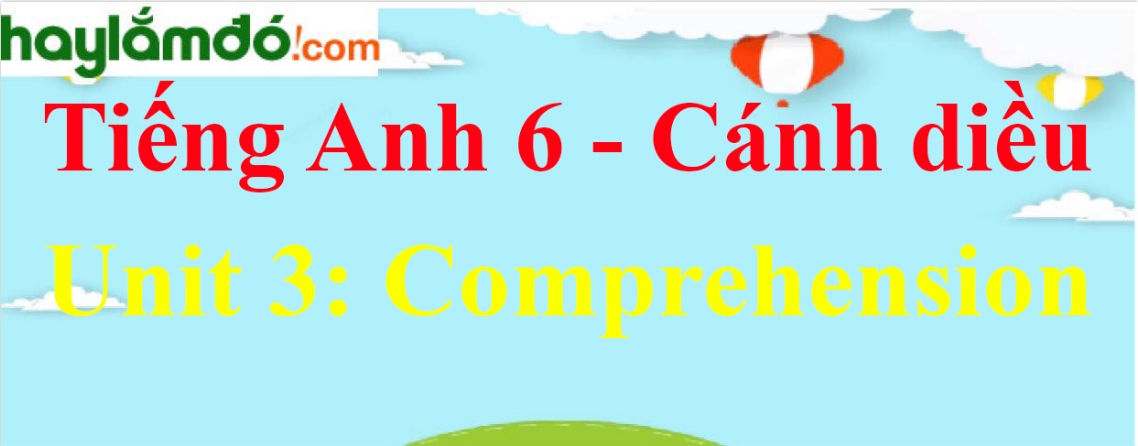 Giải Tiếng Anh lớp 6 Unit 3 Comprehension trang 36