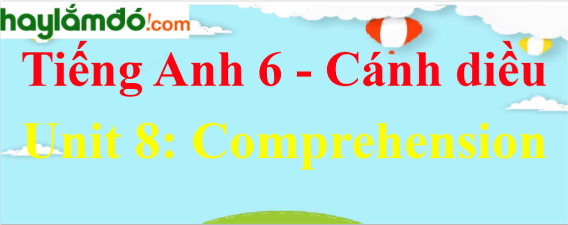 Giải Tiếng Anh lớp 6 Unit 8 Comprehension trang 88