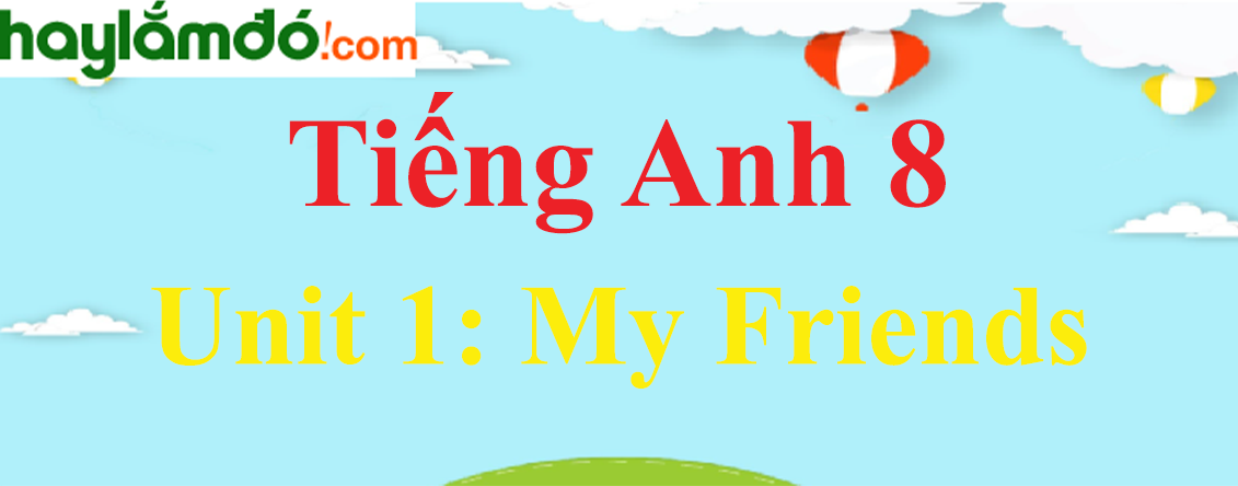 Tiếng Anh lớp 8 Unit 1: My Friends