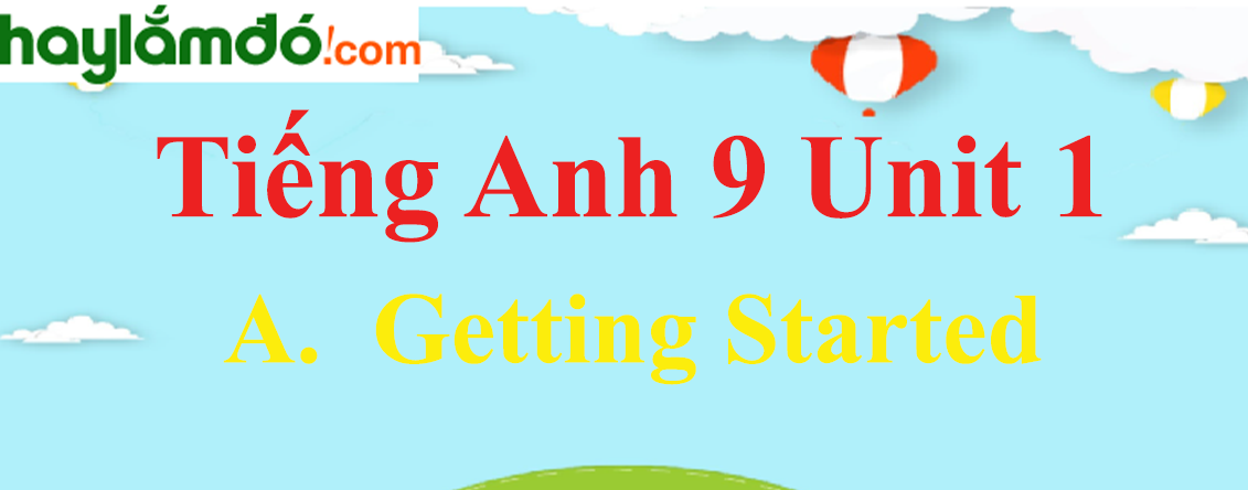 Tiếng Anh lớp 9 A. Getting Started trang 6